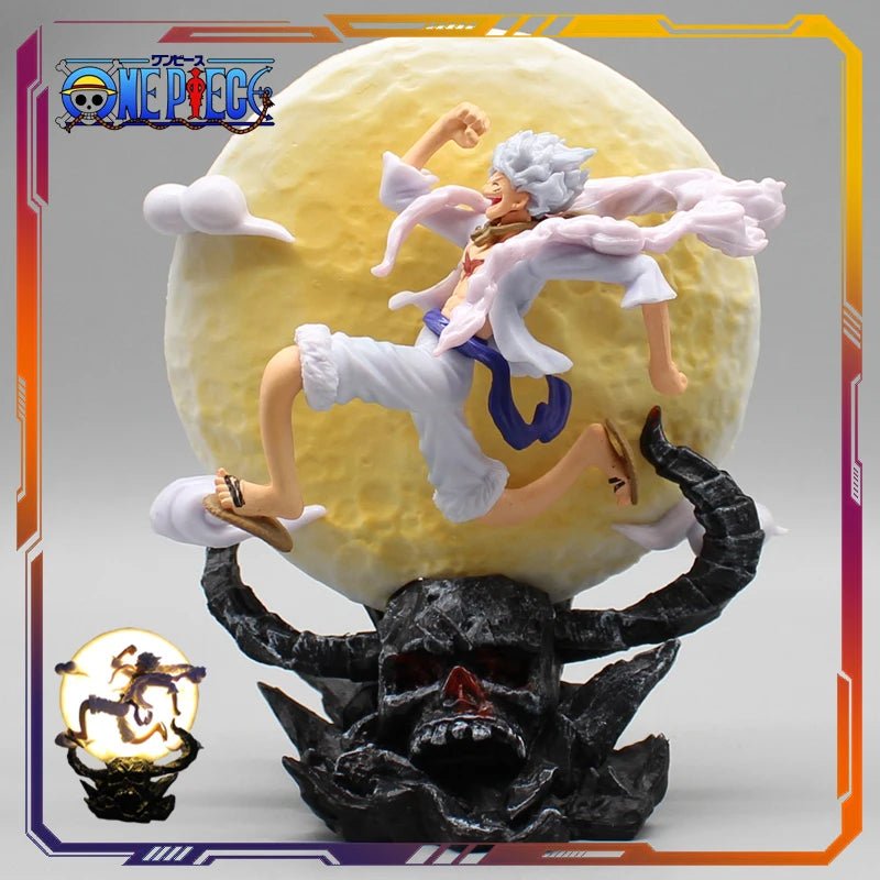 14cm ﻿Anime Luffy One Piece Figura Estatueta Gear 5 Luffy Figura Estátua Boneca Ornamento Coleção PVC Modelo Brinquedos Presente para Meninos - Calango Ofertas