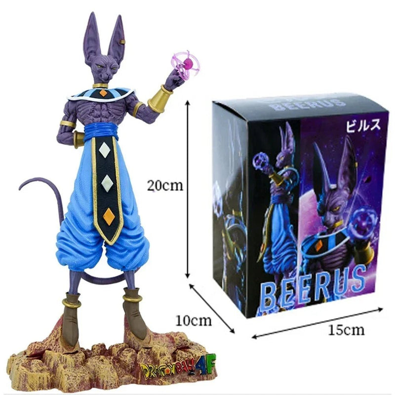 30cm Anime Dragon Ball Z Beerus Figura Super Deus da Destruição Figuras Coleção Modelo Brinquedo Para Crianças Presentes - Calango Ofertas