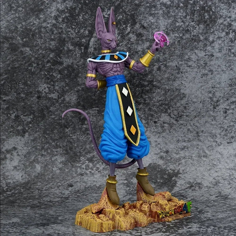 30cm Anime Dragon Ball Z Beerus Figura Super Deus da Destruição Figuras Coleção Modelo Brinquedo Para Crianças Presentes - Calango Ofertas