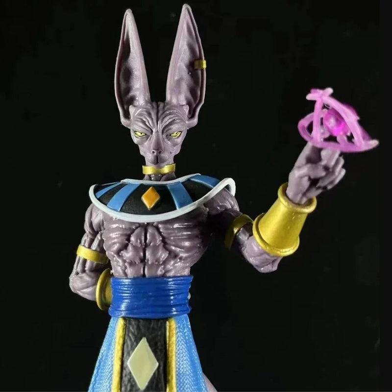 30cm Anime Dragon Ball Z Beerus Figura Super Deus da Destruição Figuras Coleção Modelo Brinquedo Para Crianças Presentes - Calango Ofertas