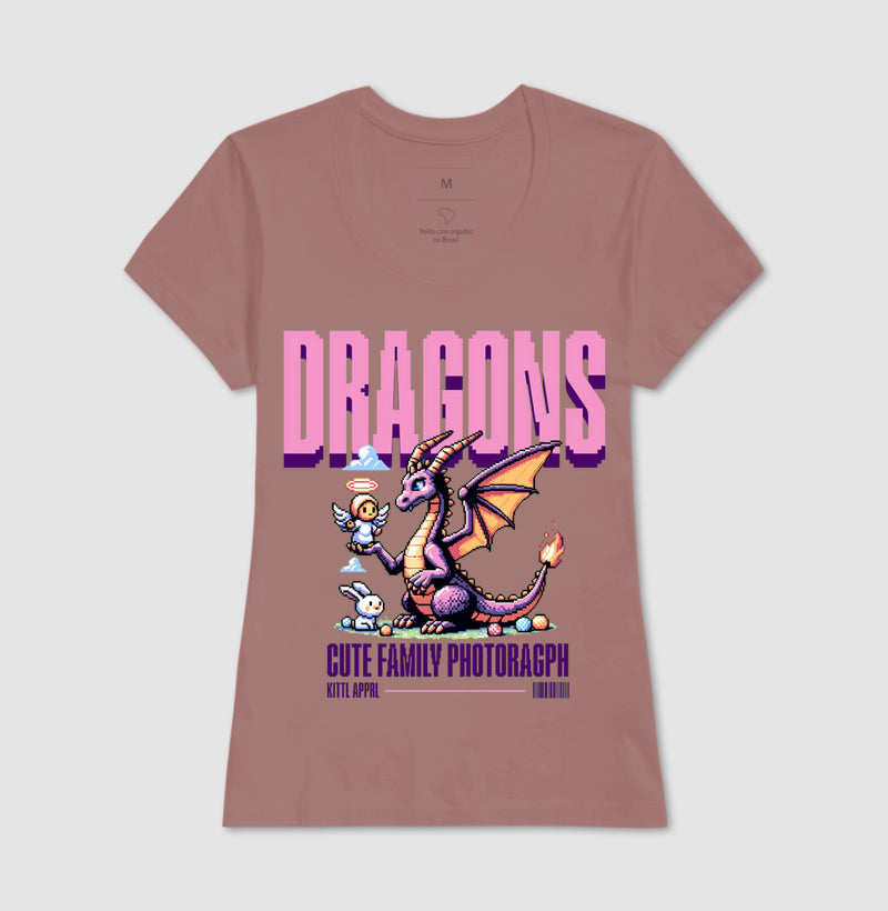 T- Shirt Dragon Family - Mommy Dragon