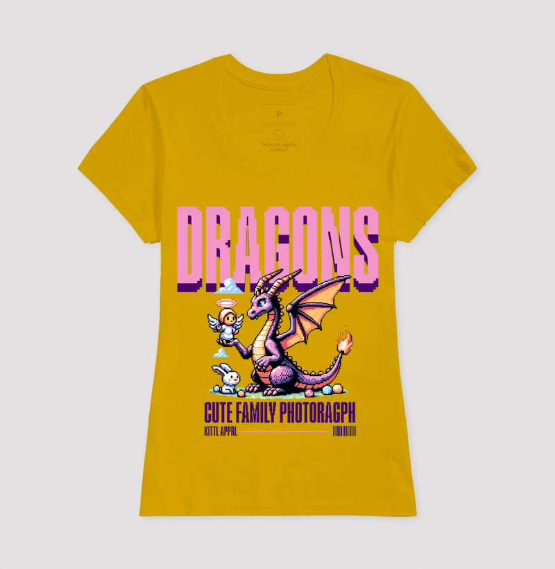 T- Shirt Dragon Family - Mommy Dragon