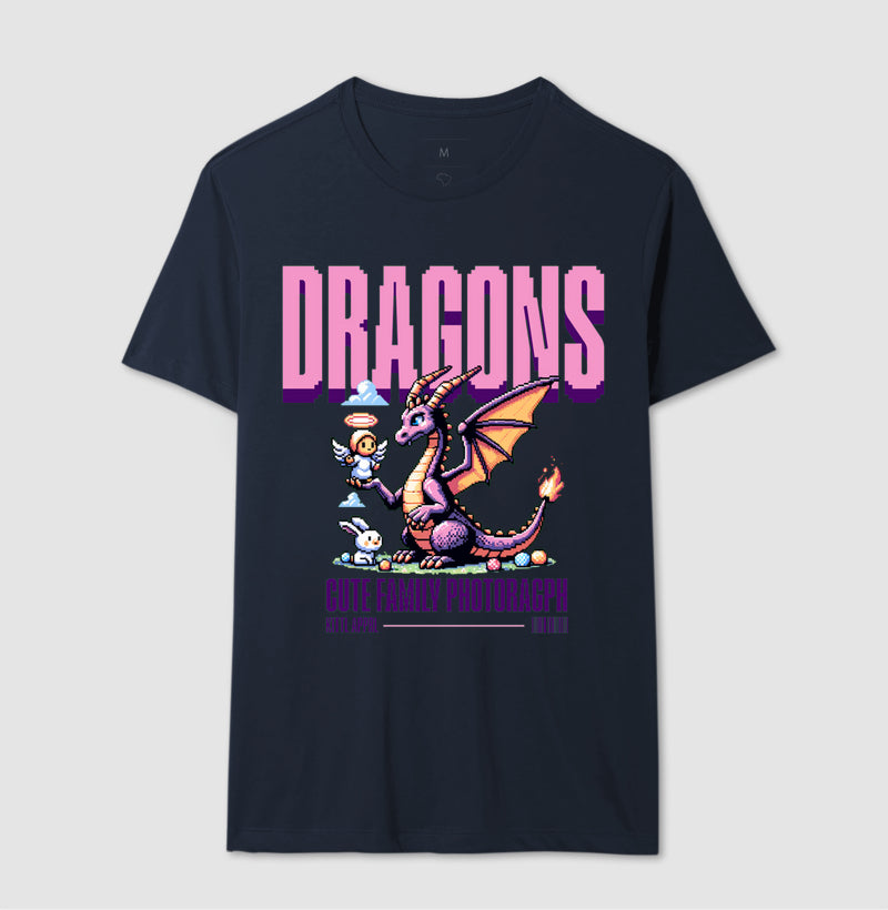 T- Shirt Dragon Family - Mommy Dragon