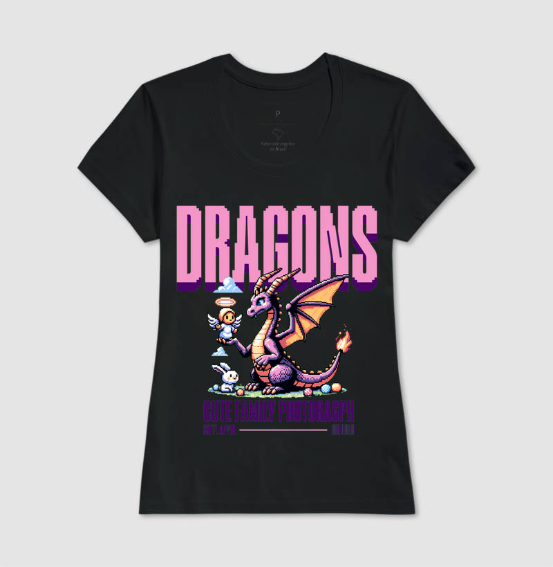 T- Shirt Dragon Family - Mommy Dragon