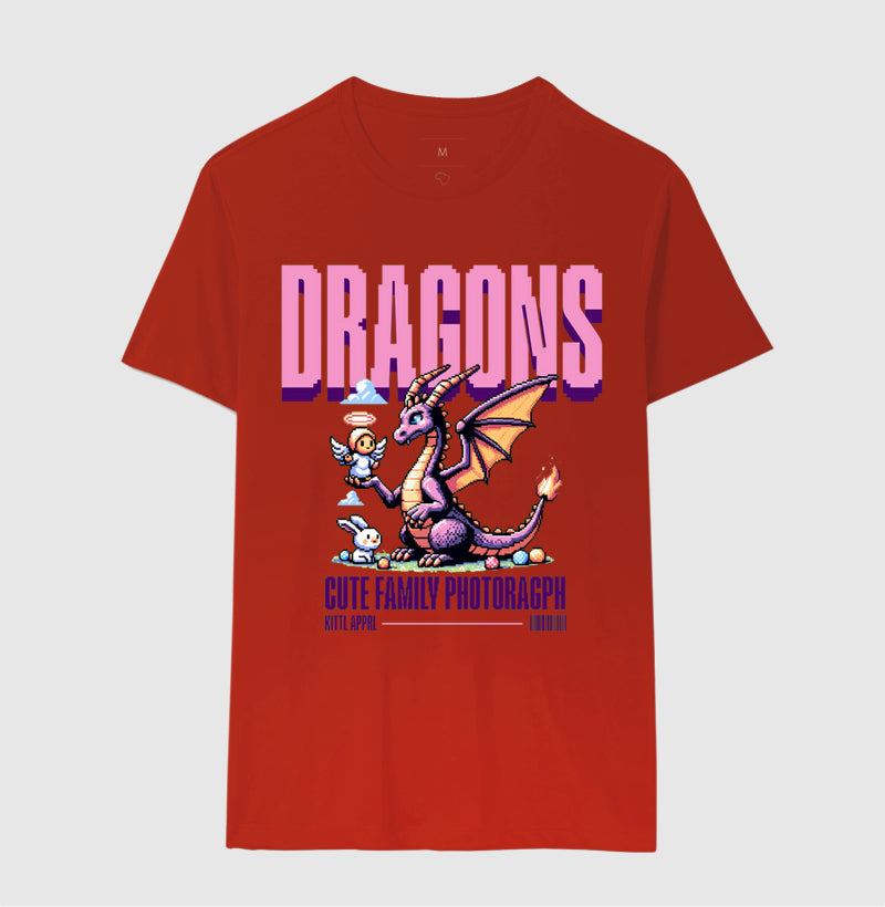 T- Shirt Dragon Family - Mommy Dragon