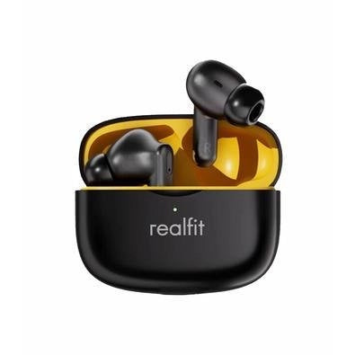 Realfit F3 ANC Cancelamento de Ruído Ativo Fones de Ouvido Bluetooth ENC Call HIFI Estéreo Superb Bass Fones de Ouvido Sem Fio Esporte Jogos