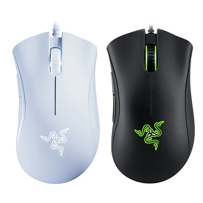 Razer Original DeathAdder Essencial com fio Gaming Mouse Mice 6.400 DPI - Calango