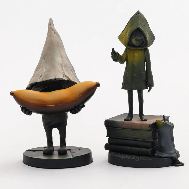 LITTLE NIGHTMARES Seis Nomes 4.5" PVC Figura Coleção Modelo Brinquedo Presente de Natal