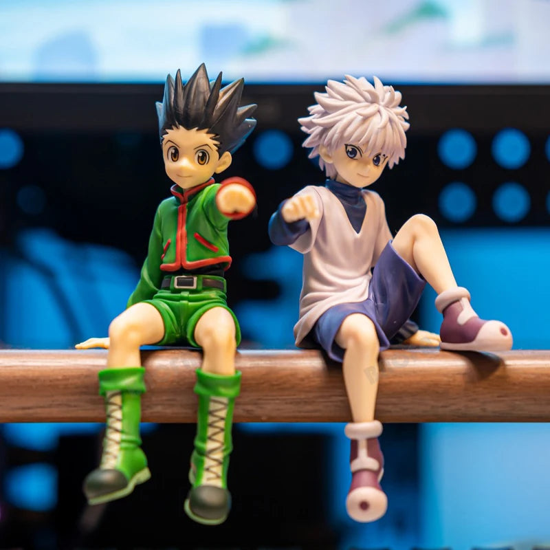 Hunter x Hunter Gon Freecss Anime Figura Alluka Zoldyck Figura de Ação Chrollo Lucilfer/Kurapika Estatueta Modelo Brinquedos Presente