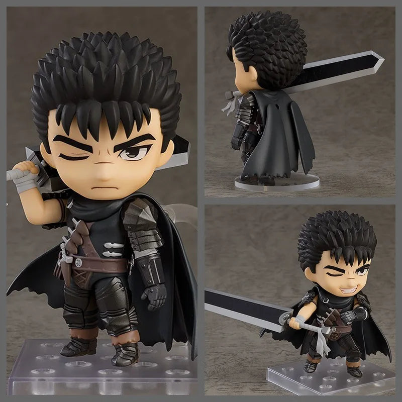 Berserk Q Versão Action Figure #2134 Guts Figurine Sword Wind Legend Black Swordsman Modelo Anime Dolls