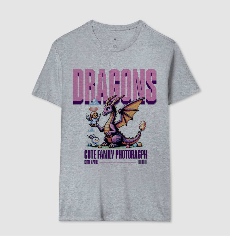 T- Shirt Dragon Family - Mommy Dragon