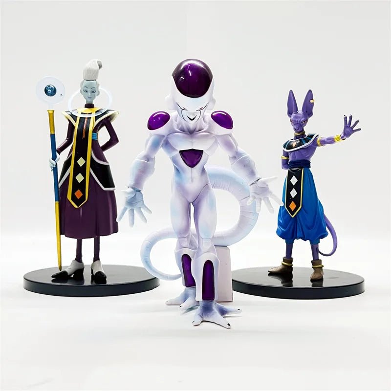 Anime Dragon Ball Z Frieza Beerus Figura Deuses Da Destruição Whis Beerus Figuras Estatueta Pvc Estátua Modelo Coleção Brinquedo Gif - Calango Ofertas