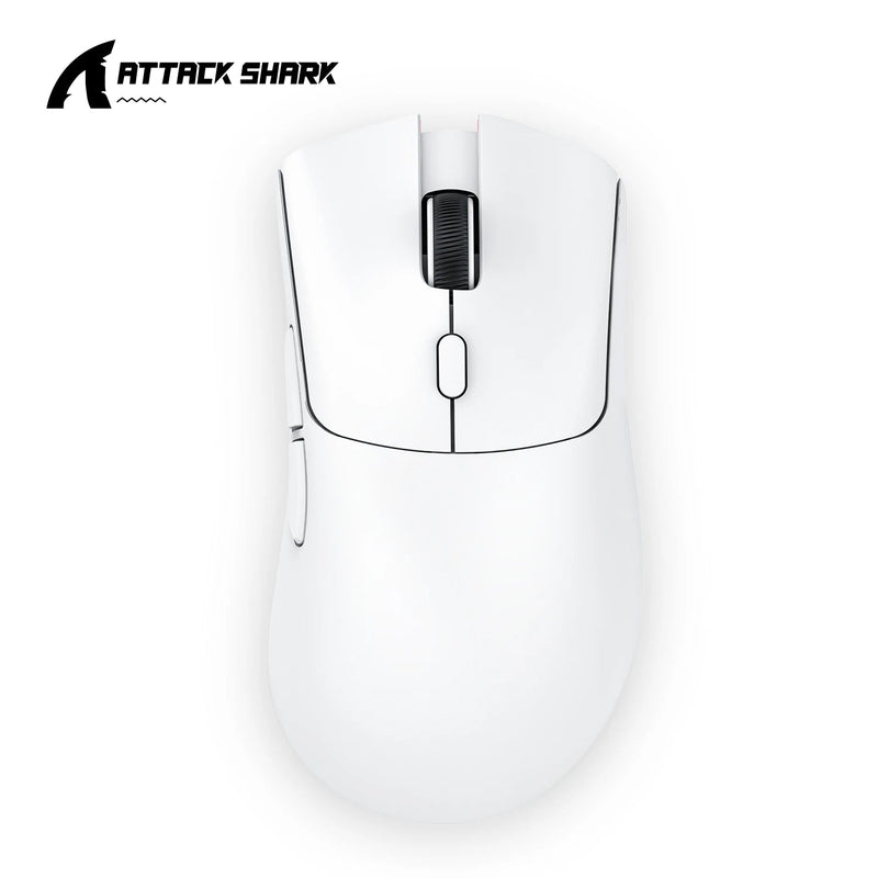 Attack Shark R1 18000dpi Wireless Mouse, 1000Hz, Tri - mode Connection, PAW3311,Macro Gaming Mouse - Calango Ofertas